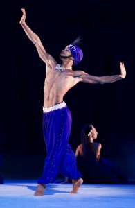 Eric Underwood as The Caterpillar in The Royal Ballet production of Alice's Adventures in Wonderland, choreographed by Christopher Wheeldon, to music by Joby Talbot, with set and costume designs by Bob Crowley. Performed at The Royal Opera House, Covent Garden on 28 February 2011. ARPDATA ; ALICES ADVENTURES IN WONDERLAND ; Music by Talbot ; Eric Underwood (as The Caterpillar) ; The Royal Ballet ; At the Royal Opera House, London, UK ; 28 February 2011; Credit: Royal Opera House / ArenaPAL