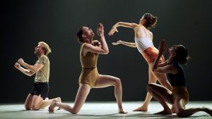 Tamir Eting, Yaara Moses, Michal Sayfan and Noa Paran in Noa Zuk’s Garden of Minutes | Photo: Gadi Dagon 