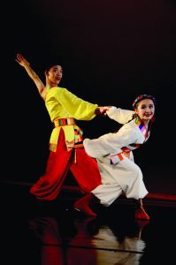 Joseph Lee and Catie He of the Lorita Leung Dance Company in Gao Bo’s Zhuo Ma | Photo: Lorita Leung