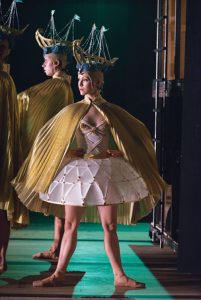 Elizabeth Lamont of the Royal Winnipeg Ballet in Mark Godden’s Going Home Star — Truth and Reconciliation Photo: Samanta Katz