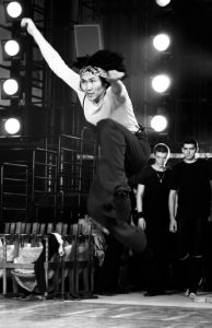 Bulat Radniev of Buryatian National Ballet rehearsing Dzambuling Photo: Natasha Ulanova